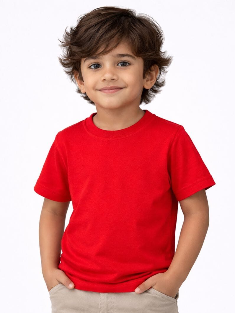 Plain Round Neck T-Shirt