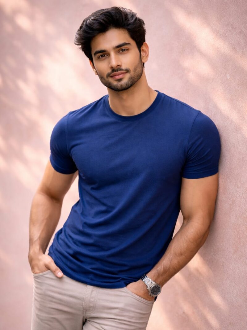 Plain Round Neck T-Shirt