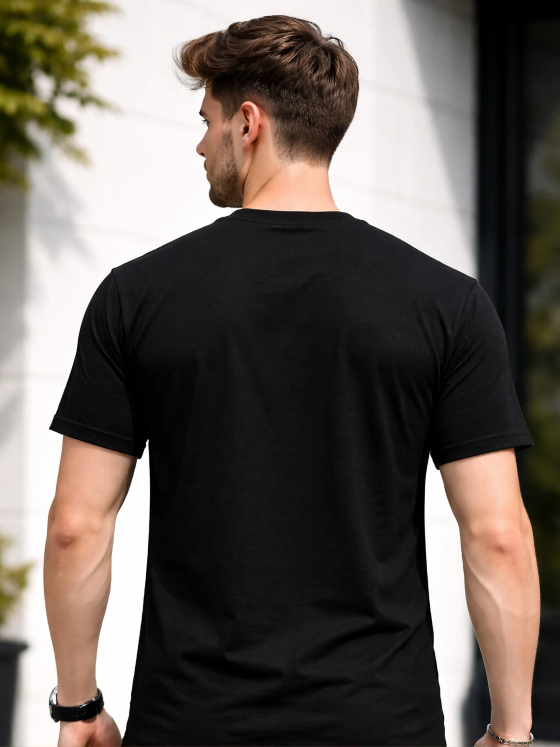 Plain Round Neck T-Shirt